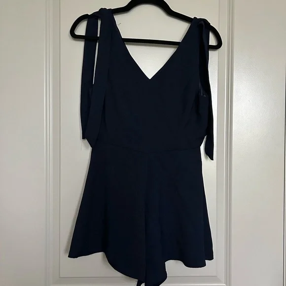 Navy Blue Altar’d state Sleeveless Romper - Picture 1 of 4